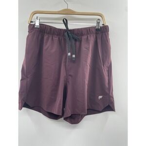 NWT Fabletics The One Short Men's Large OX Blood Pull-on Drawstring Sportswear